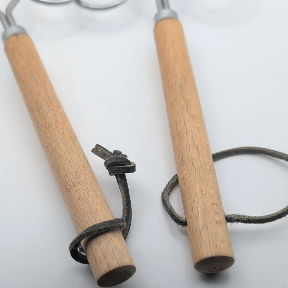 Wooden Handle Meat Lifting Forks - Picture 6 of 6